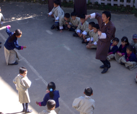 Bhutanese dance teacher